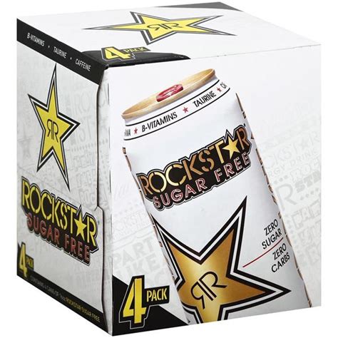 Rockstar energy drink sugar free nutrition facts. Rockstar Sugar Free Energy Drink 4Pk | Hy-Vee Aisles ...