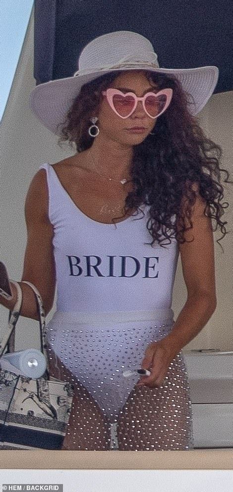 Sarah Hyland Stuns In White Bride Bathing Suit As She Celebrates Her Bachelorette Party