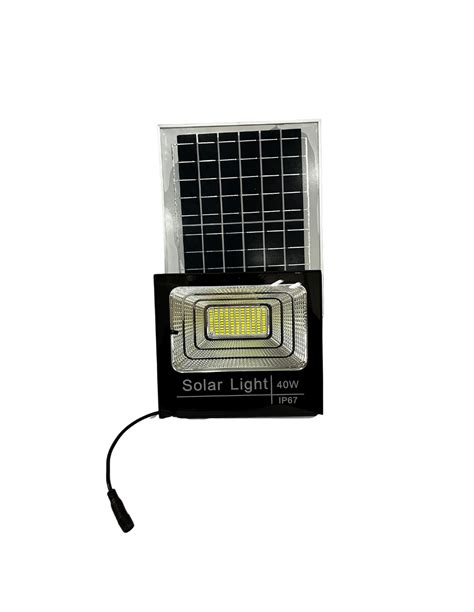 Foco Solar Led Con Panel W