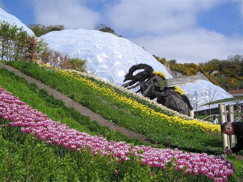 Eden Project In Cornwall Uk