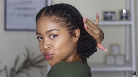 This will help style it in a mohawk. 6 Elegant And Easy No Braids Natural Hairstyles That's ...