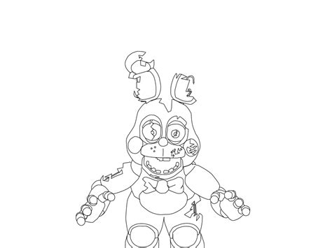 Cute Toy Bonnie Pages Coloring Pages