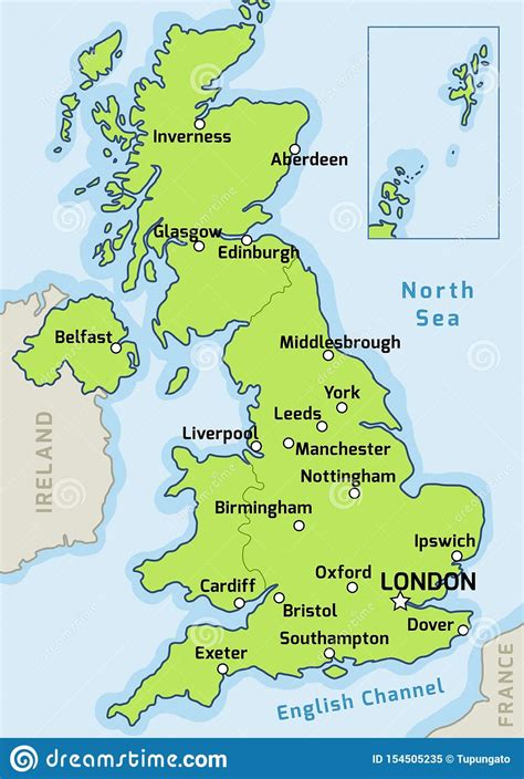 United Kingdom Map Stock Illustration Illustration Of Illustration