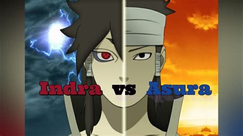 Indra Vs Asura Fight Between Their Reincarnationmadara Vs Hashirama