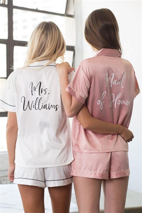 personalized pajamas pajama set pajama party bridal pajamas monogrammed pajama bride t