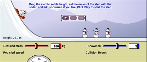 By crashing a virtual sled into a row of alignment to the dimensions of the ngss: Gizmos Sled Wars Answers / Torgerson Agenda Calendar - Use the slider to set the snowmen to 5 ...