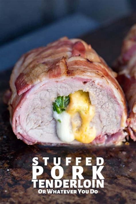 Top traeger pork loin recipes and other great tasting recipes with a healthy slant from sparkrecipes.com. Traeger Smoked Stuffed Pork Tenderloin | Easy bacon ...
