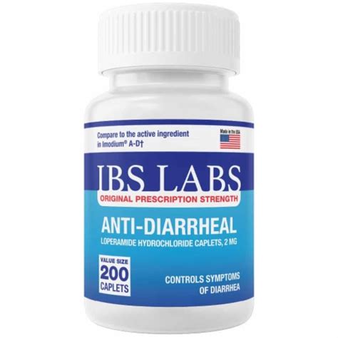 Loperamide Anti Diarrhea 2mg 200 Caplets 200 Ct Smiths Food And Drug