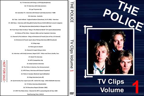 Tube The Police 1979 1983 Tv Clips Volume 1 Dvdfull Pro Shot