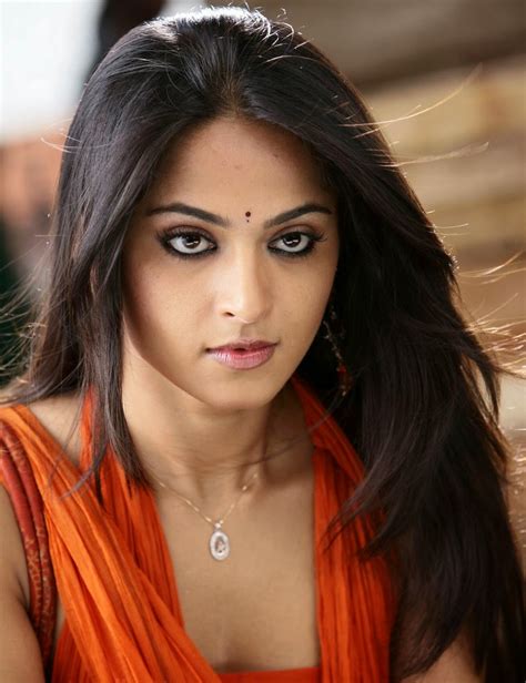 indian bubbly actress anushka shetty photos in red dress anushka shetty