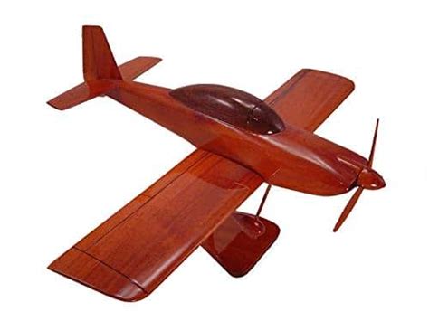 van s aircraft rv 7 aircraft mahogany wood desktop airplane model handmade