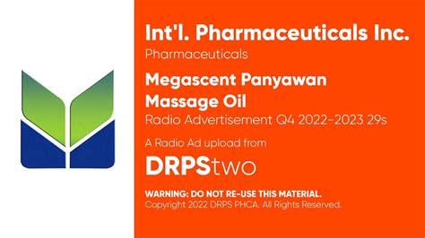 Megascent Panyawan Massage Oil Radio Ad Q4 2022 2023 29s In Cebuano