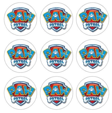 Paw Patrol Logo Sticker Decal Wall Decal Birthday Party