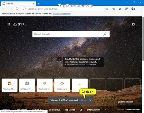 Add Or Remove Quick Links On New Tab Page In Microsoft Edge Chromium