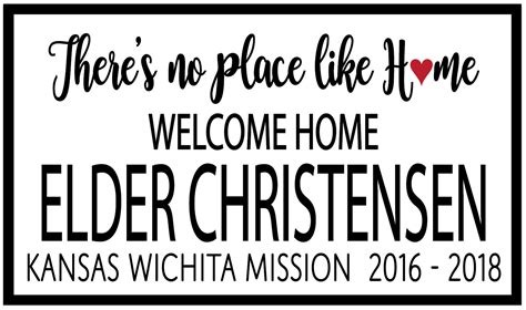 Missionary Welcome Home Banner Lds Missionary Banner Etsy