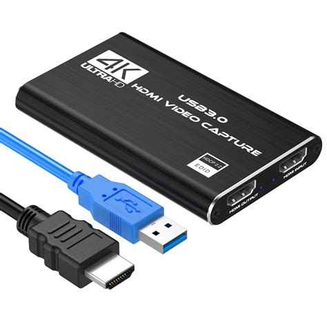 Digitnow Hd 60s Usb 3 0 Capture Card Hdmi 4k Plus 1080p 60fps Or 4k Hdmi