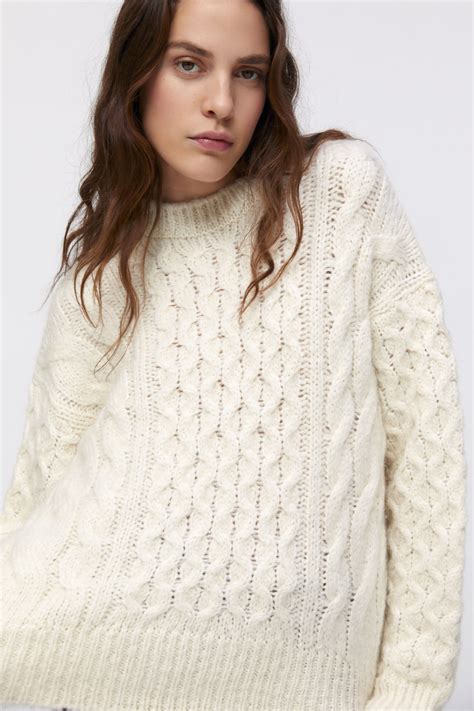 Zara Cable Knit Sweater 123410651 712