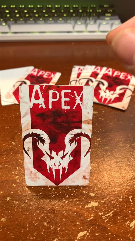Made Some Steel Apex Predator Calling Cards As Seen In Stories From The