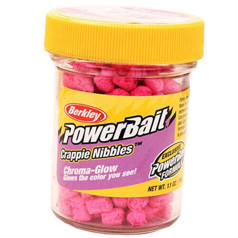 Berkley Powerbait Crappie Nibbles Dough Bait 11 Oz Jar Glow Pink 1117239 28632187708 Ebay