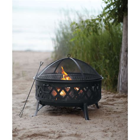 We build only the most rugged high performance fire pits using the highest quality most durable t304 stainless steel. Living Accents Lattice Coal Fire Pit 25.51 in. H x 35.47 ...