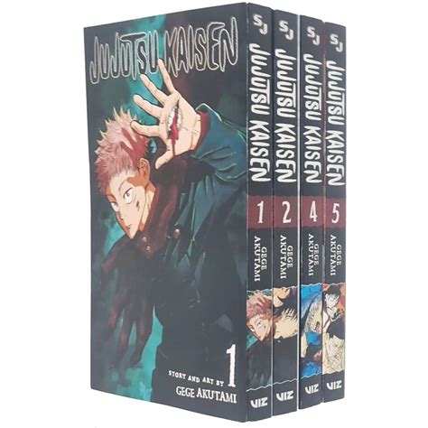 Jujutsu Kaisen Series Vol 1 2 4 5 4 Books Collection Set By Gege