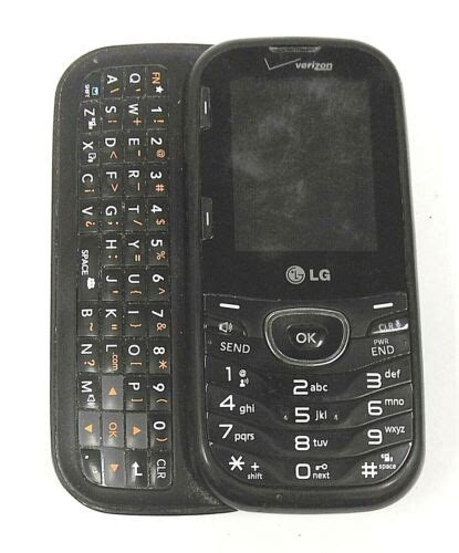 Lg Cosmos 2 Ii Vn251 Black Verizon Cellular Slider Keyboard Phone