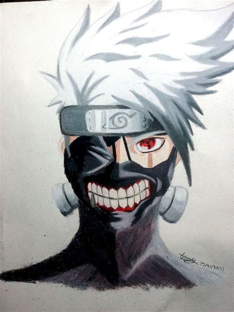 Kakashi Naruto N Kaneki Tokyo Ghoul Crossover By Arcady12 On Deviantart