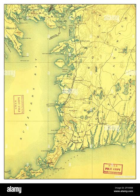 Map Of Falmouth Massachusetts Hi Res Stock Photography And Images Alamy