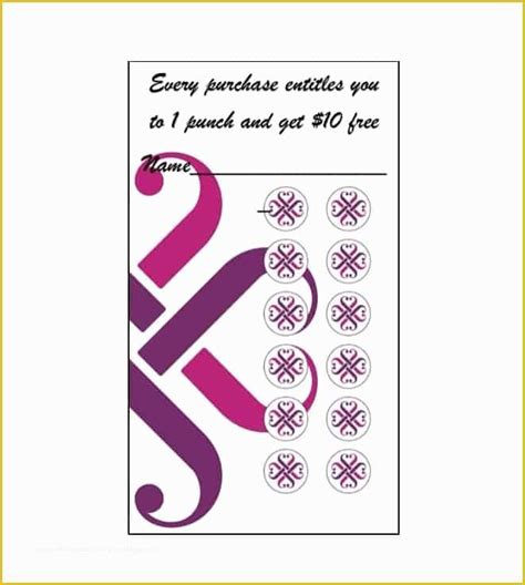free printable punch card template of pdf blank reward punch card heritagechristiancollege