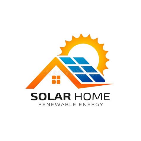 Sun Solar Energy Logo Design Template Solar Tech Logo Design Stock