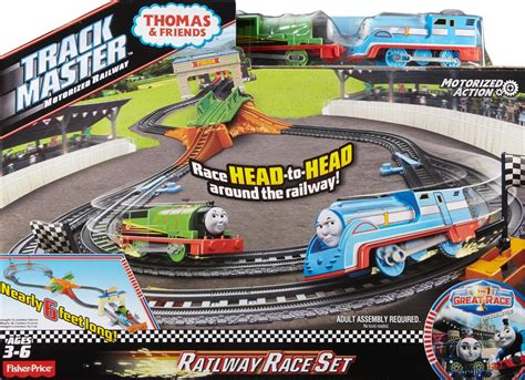 Thomas Friends Trackmaster Percy Railway Great Race Set Motorized The