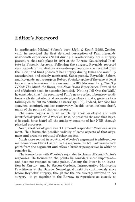 Editors Foreword Fall 2011 Page 1 Unt Digital Library