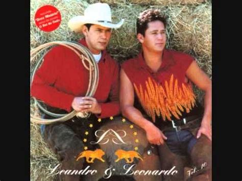Os irmãos luís josé (leandro) e emival eterno (leonardo), nascidos em goianápolis, goiás, formaram uma dupla sertaneja leandro e leonardo e fizeram sucesso nos anos 90, até o falecimento leandro. Baixar Cd De Leandro E Leonardo Completo De 1991/Sua ...