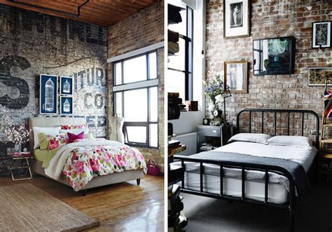 40 beautiful bedroom wallpaper ideas to envelop yourself with style. SOFT INDUSTRIAL CHIC WITH BRICK EFFECT WALLPAPER - Lobster ...