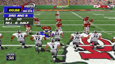 Nfl Gameday 99 Ps1 Gameplay 4k60fps Youtube