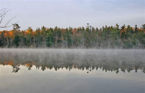 Mist Rising Over First Lake