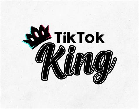 Funny TIK TOK SVG Tik Tok King Logo Svg File For Cricut Svg Etsy Finland