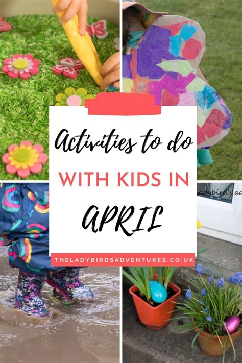 April Activities For Kids The Ladybirds Adventures