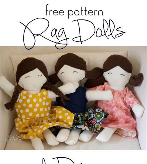 How To Make Simple Fabric Rag Dolls At Home Girl Boy Patterns Artofit