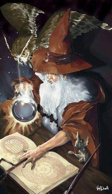 Wizard And Orb Heroic Fantasy High Fantasy Fantasy Rpg Medieval