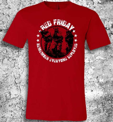 Red Friday Tee Shirt Warrior Code