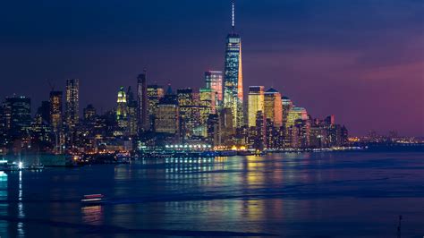 2048x1152 New York Skycrapper 4k Buildings Lights 2048x1152 Resolution
