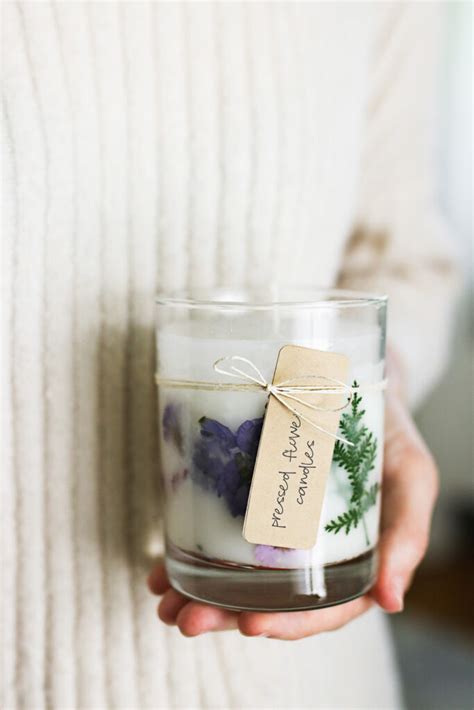 How To Make Dried Flower Candles Hello Nest