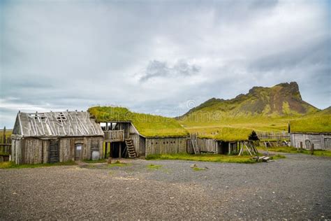 Old Historic Viking Village Near Hofn In Iceland Editorial Stock Photo