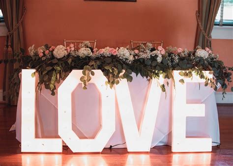(spot.ph) sure, getting newlyweds something from their bridal registry is probably the safest thing to do, but there's no rule that says that punch bowls or blenders are your only options. How to DIY a Light Up Wedding Love Sign - Big Marquee ...
