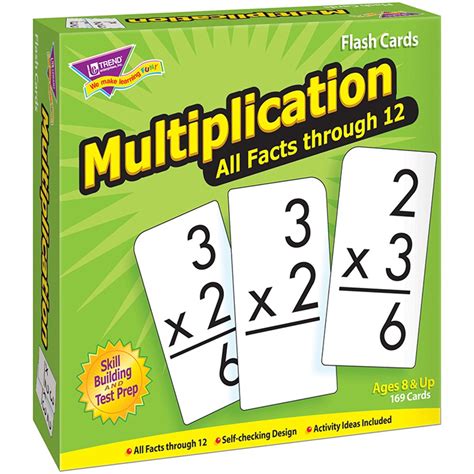 Memorizing song lyrics can be an easy way to learn. Multiplication 0-12 All Facts Skill Drill Flash Cards - T ...