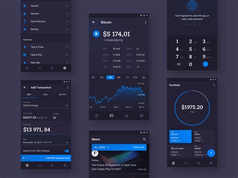 Securely trade or stake your favorite coins in seconds. Crypto app dribbble attach | App, Concept, Website design
