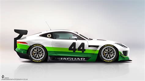 Jaguar F Type Gt3gte Render James Gibson