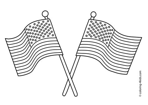 Printable Us Flag Coloring Pages Printable Coloring Pages