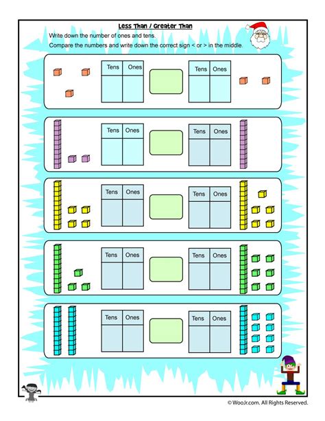 These tens and ones worksheets are are copyright (c) dutch renaissance press llc. Hundreds, Tens and Ones Comparison - Greater Than & Less Than | Woo! Jr. Kids Activities